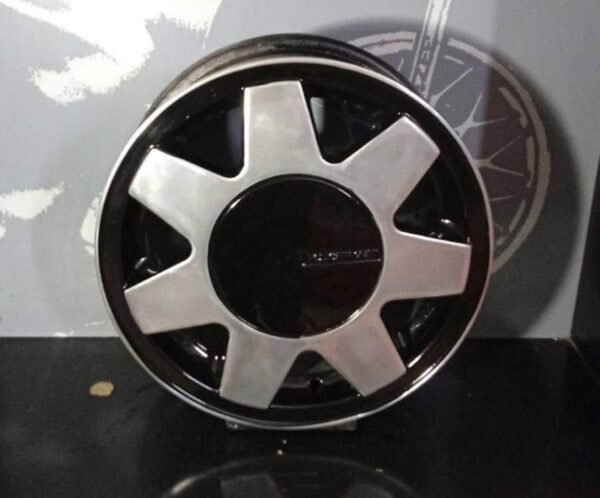 KIT DA 4 CERCHI IN LEGA VOLKSWAGEN GOLF ORIGINALI SERIE 1 SERIE 2 SERIE 3 DA 14 POLLICI RESTAURATI A NUOVO