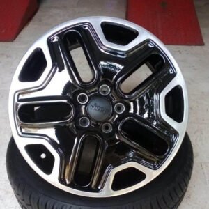 KIT DA 4 CERCHI IN LEGA JEEP RENEGADE DA 17 POLLICI ORIGINALI RESTAURATI A NUOVO