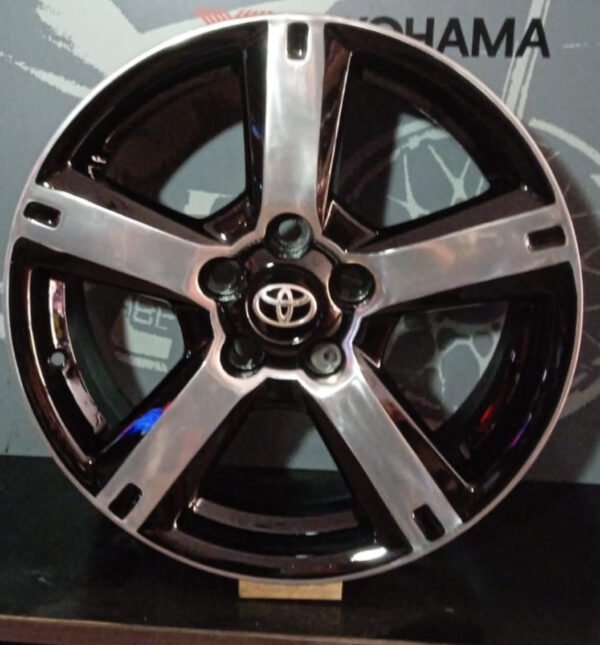 KIT DA 4 CERCHI IN LEGA DA 17 POLLICI TOYOTA ORIGINALI RESTAURATI A NUOVO