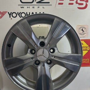 KIT DA 4 CERCHI IN LEGA MERCEDES ORIGINALI DA 16 POLLICI RESTAURATI A NUOVO