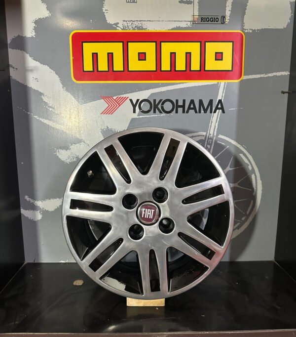 KIT DA 4 CERCHI IN LEGA DA 14 POLLICI ORIGINALI FIAT/LANCIA RESTAURATI A NUOVO
