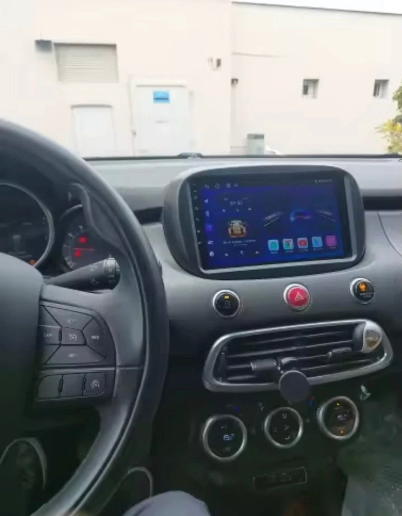 Autoradio Android 9" CarPlay Wireless Android Auto GPS per Fiat 500X 2014–2023 Octa-core 4GB di RAM e 64 di ROM - immagine 5