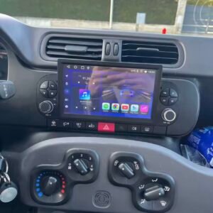 AUTORADIO CAR PLAY E ANDROID AUTO FIAT PANDINA DAL 2013 AL 2025 COMANDI AL VOLANTE INTEGRATI 2GB DI RAM E 64GB DI ROM